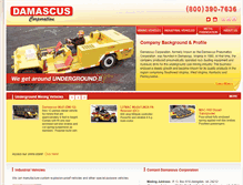 Tablet Screenshot of damascuscorp.com